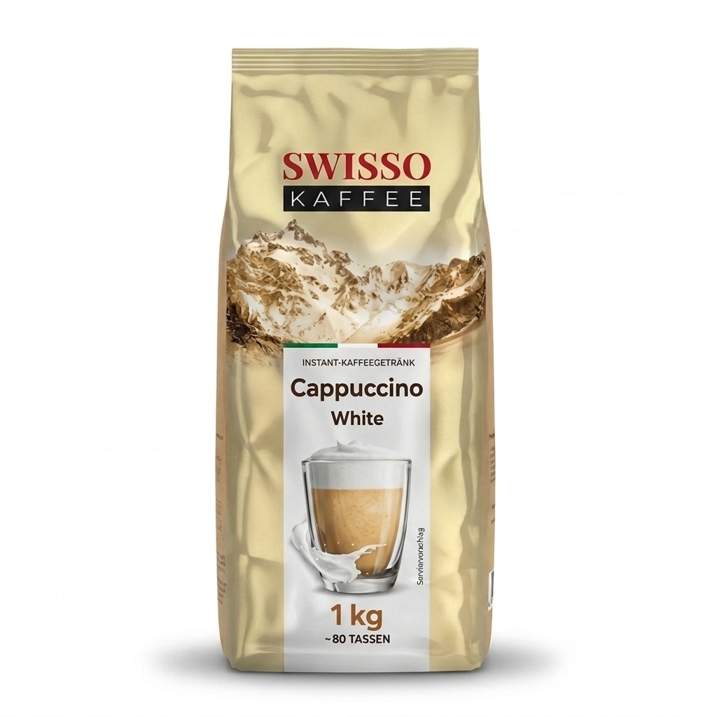 Swisso Kaffee Cappuccino White - instantní cappuccino - 1 kg