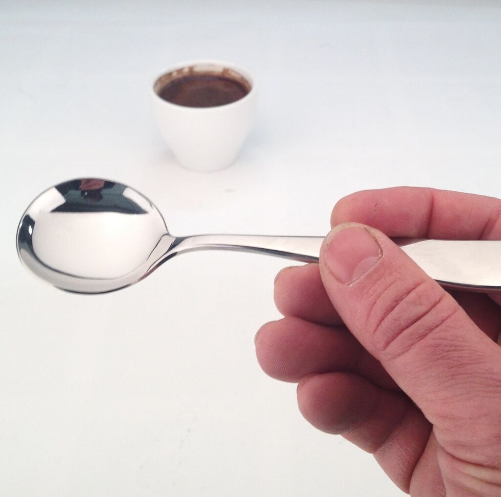 Cuppingová lžička JoeFrex - degustační lžička z nerezové oceli - 1 kus