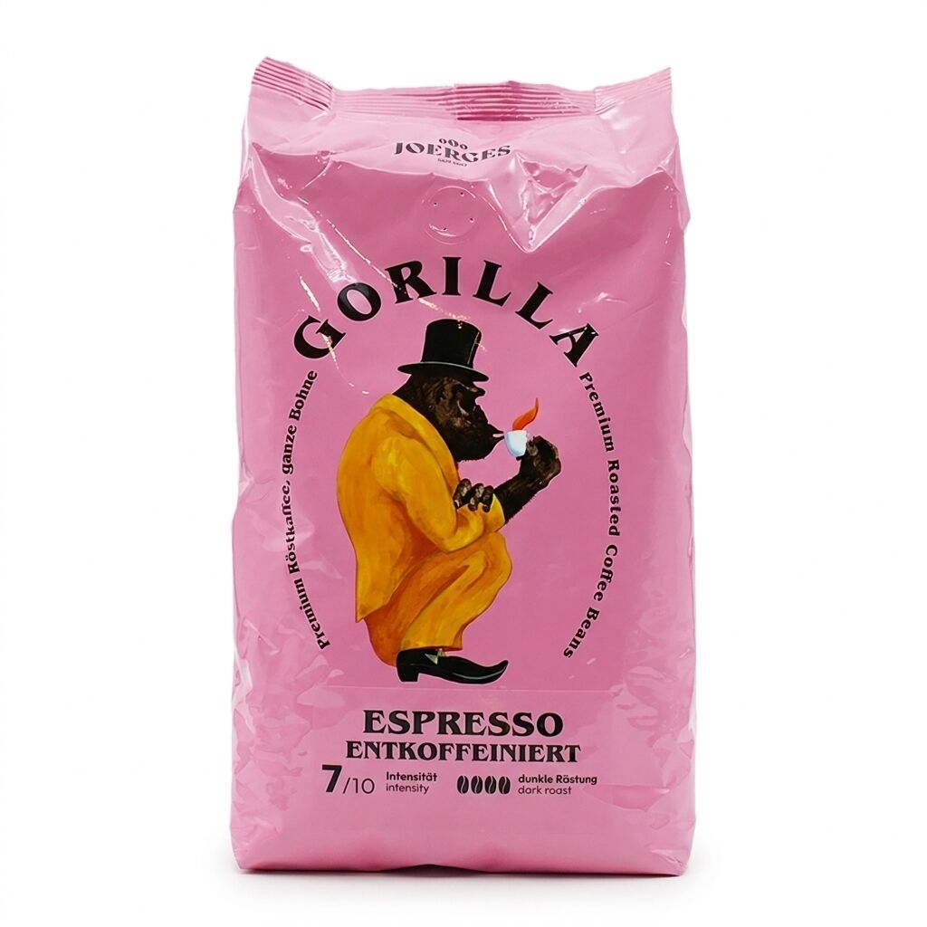 Gorilla Espresso bez kofeinu - kávová zrna - 1 kg