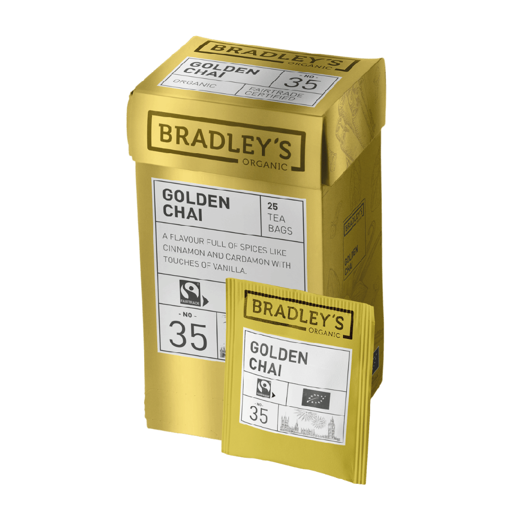 Golden Chai No.35 - Bio & Fairtrade - Bradley's - 25 sáčků čaje