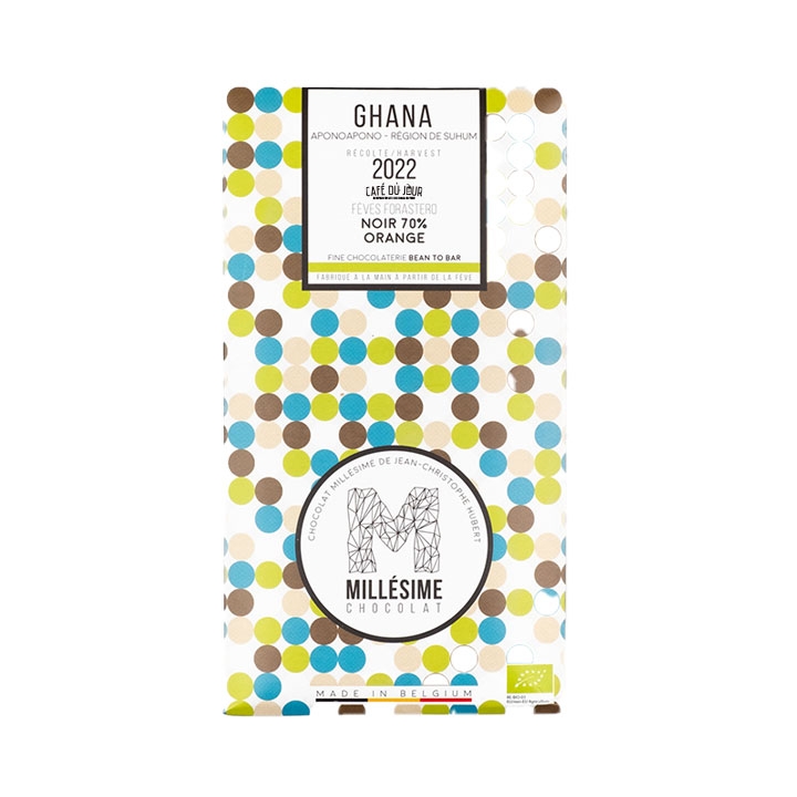Millésime - Ghana (met sinaasappel) - 70% pure chocolade
