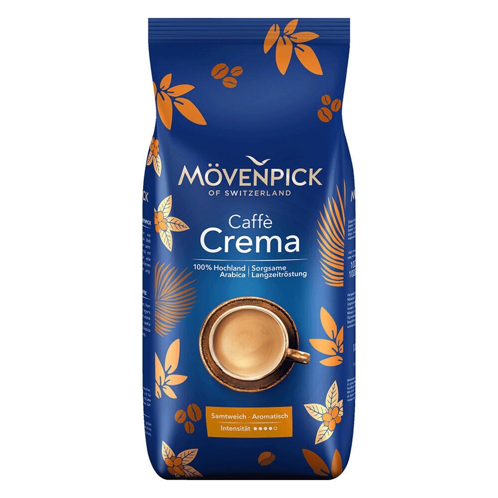 Mövenpick caffè crema - kávová zrna - 1 kilo