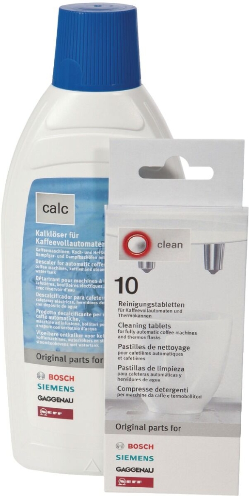 Onderdržbová sada pro kávovar Siemens / Bosch – 10 tablet / 500 ml odvápňovače