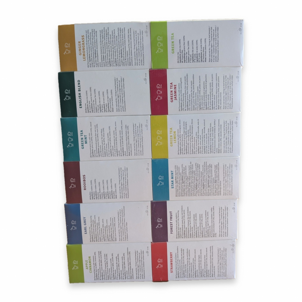 Asortimentní sada - Sunleaf - 12 x 25 čajových sáčků