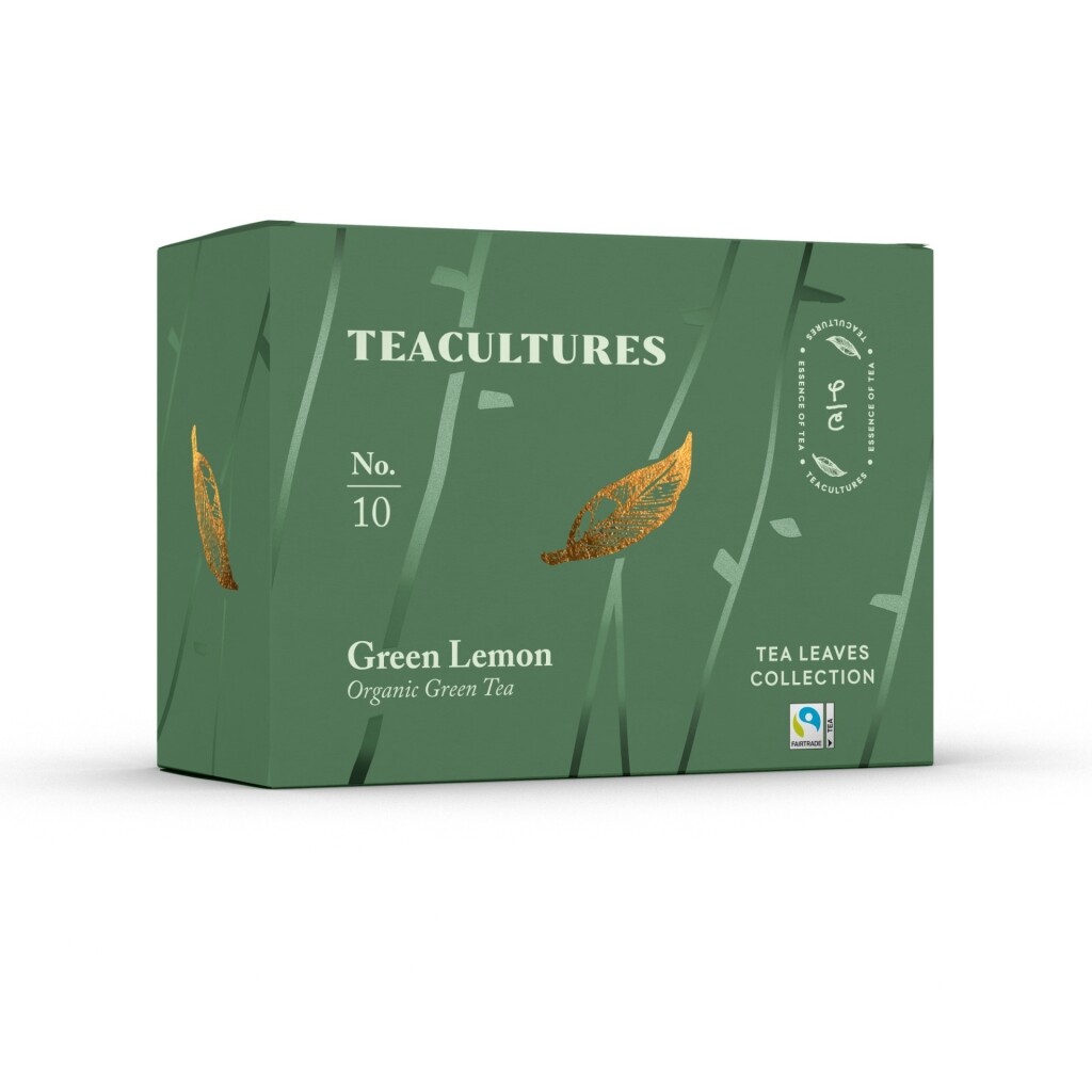 Tea Cultures - Zelený citron - 25 čajových sáčků