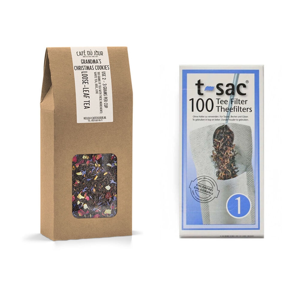 Babiččiny vánoční sušenky – čajový balíček s čajovými filtry T-Sac
