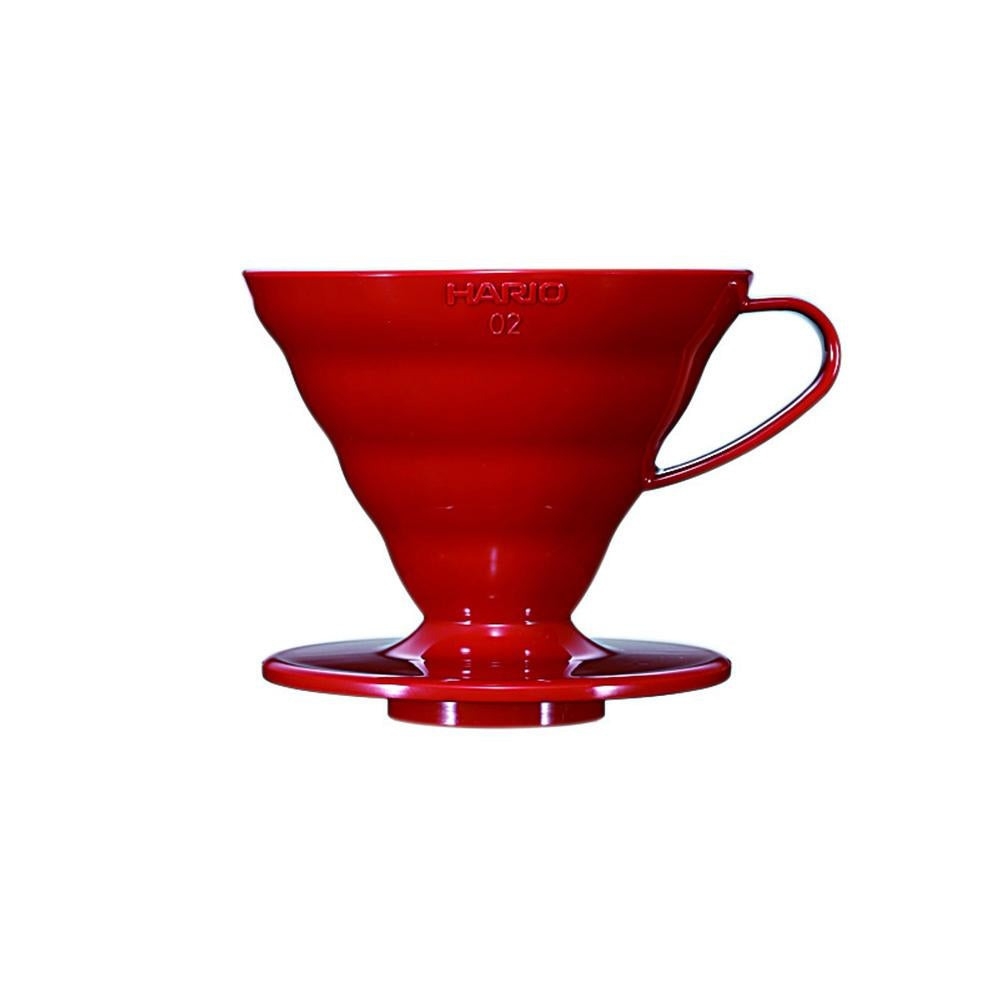 Hario V60 dripper plastový - velikost 02 červený