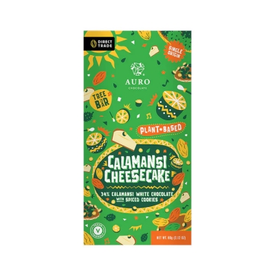 Auro - Calamansi Cheesecake - 34% rostlinná bílá čokoláda