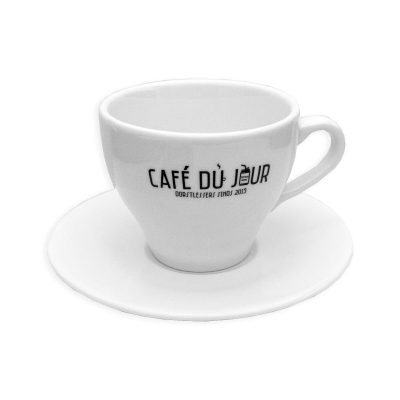 Café du Jour cappuccino šálek a podšálek