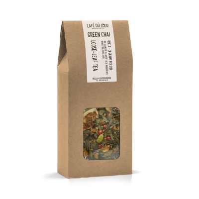 Green Chai - Zelený čaj 100 gramů - Café du Jour sypaný čaj
