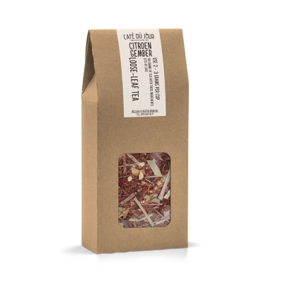 Citron & Zázvor - Rooibos čaj 100 gramů - Café du Jour sypaný čaj