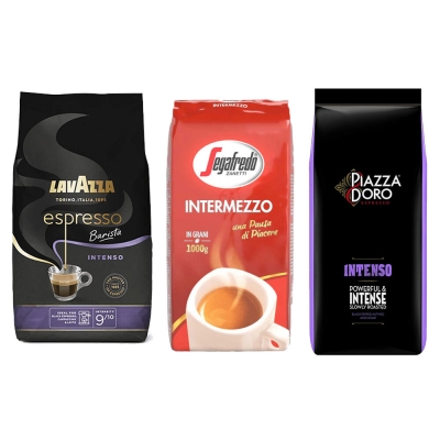 Kávový balíček "Extra Espresso" - kávová zrna - 3 x 1 kg
