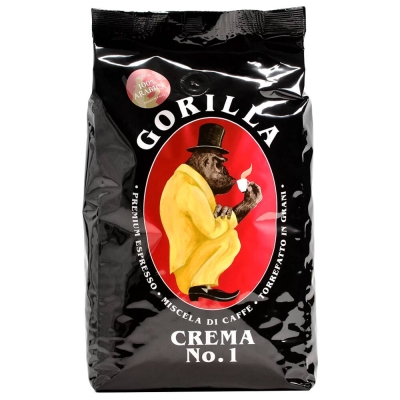 Gorilla Crema No.1 - kávová zrna - 1 kg