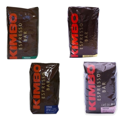 Kimbo Degustační balíček - Kávová zrna - 4 x 1 kg