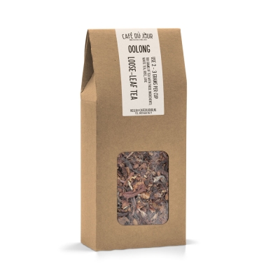 Černý dračí čaj z Číny - oolong čaj 100 gramů - Café du Jour sypaný čaj