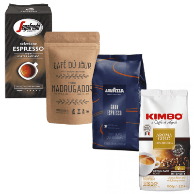 Degustační balíček - Silná, ale ne hořká - 4 kg kávových zrn