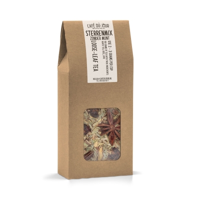 Sterrenmix bez máty - Bylinný čaj 100 gramů - Café du Jour sypaný čaj