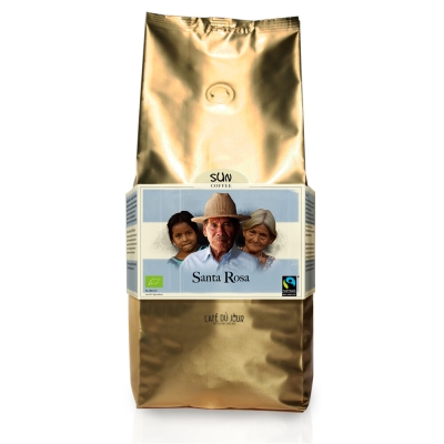 SUN Santa Rosa Medium Roast Organic Fairtrade - kávová zrna - 1 kg