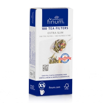 Čajové filtry XS Finum - 1 až 2 šálky - 100 ks