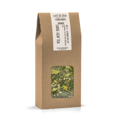 Yerba Maté Orange - Bylinný čaj 100 g - Café du Jour sypaný čaj