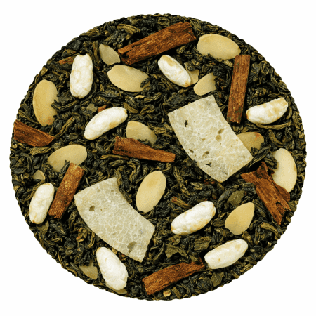 Mandlový kokosový oolong - Zelený čaj 100 gramů - sypaný čaj Café du Jour