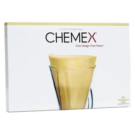 Chemex kávové filtry 3 šálky - FP-2N Bonded (nevyžehlené, nevybielené) - 100 kusů