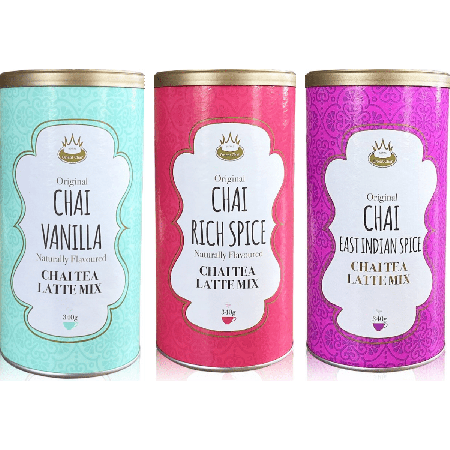 Royal Chai Latte Trio - Vanilka, Rich Spice & East Indian Spice 3 x 340g