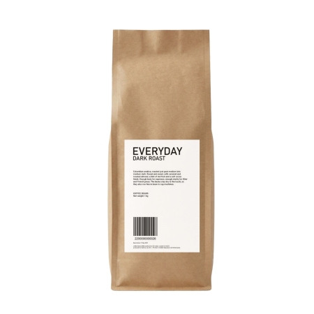 Everyday Dark Roast - zrnková káva - 1 kilogram