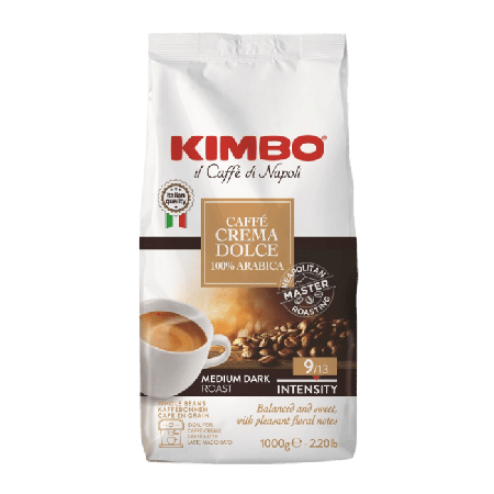 Kimbo Dolce Crema - kávová zrna - 1 kg