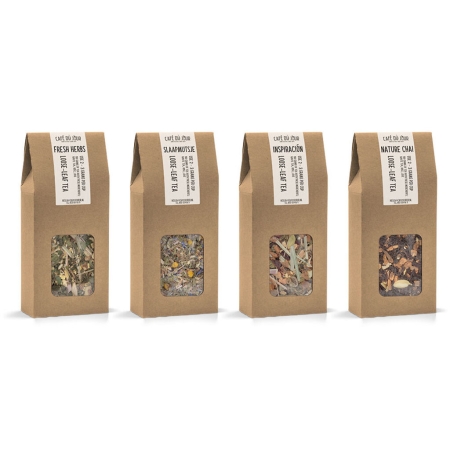 Café du Jour čerstvý sypaný čaj - kořeněné kvarteto - 4 x 100 g