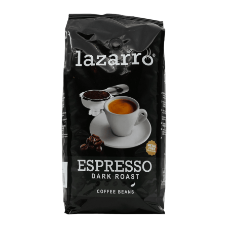 Lazarro espresso dark roast - kávová zrna - 1 kg