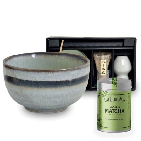 Matcha startovací sada – včetně matcha čaje – Wasabi