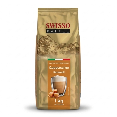 Swisso Kaffee Cappuccino Karamel - instantní cappuccino - 1 kg