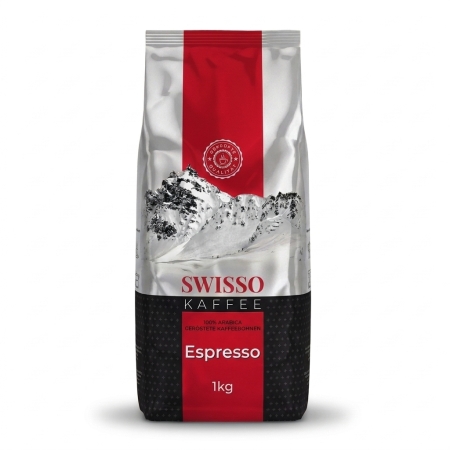 Swisso Kaffee Espresso - kávová zrna - 1 kg
