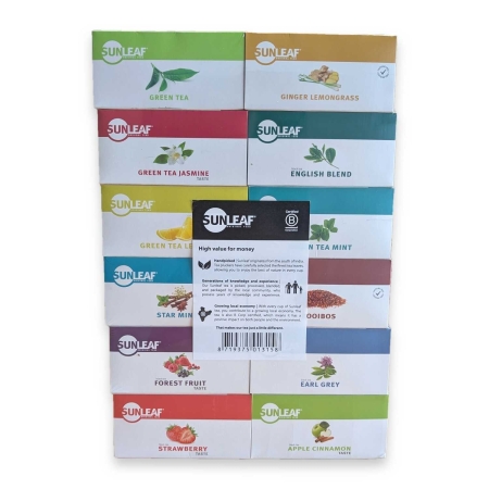 Asortimentní sada - Sunleaf - 12 x 25 čajových sáčků