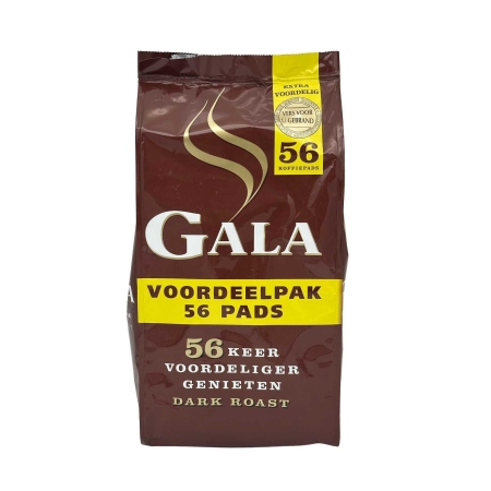 Gala Dark Roast - kávové pody - 56 ks