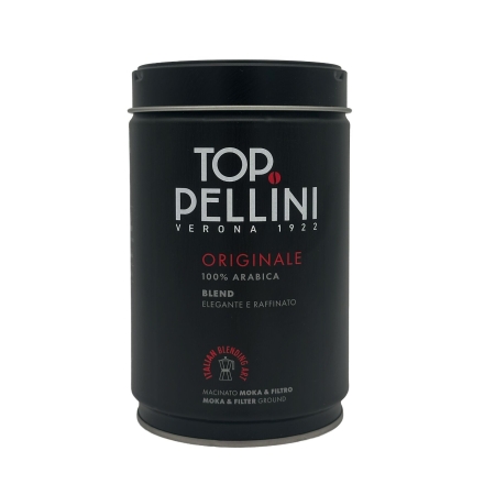 Pellini Top - Mletá káva v plechovce - 250 gramů
