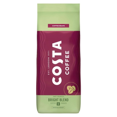 Costa Coffee Bright Blend - kávová zrna - 1 kg