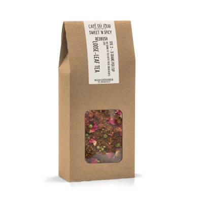 Sweet 'n Spicy Redbush - Rooibos čaj 100 gramů - Café du Jour sypaný čaj