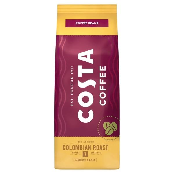 Costa Coffee Colombian Roast - kávová zrna - 500 g