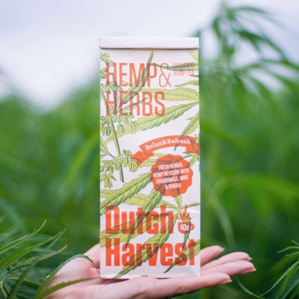 Hemp & Herbs - Konopná & bylinná směs čaj 40 g - Dutch Harvest sypaný čaj