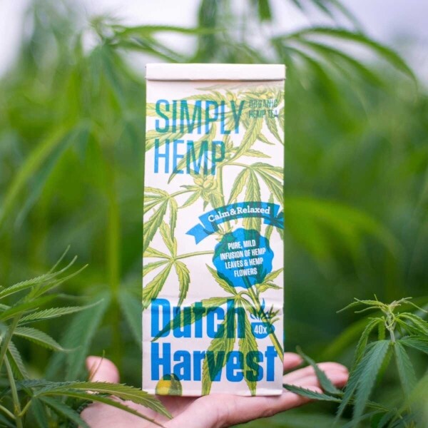 Simply Hemp - Čistý konopný čaj 40 g - Dutch Harvest sypaný čaj