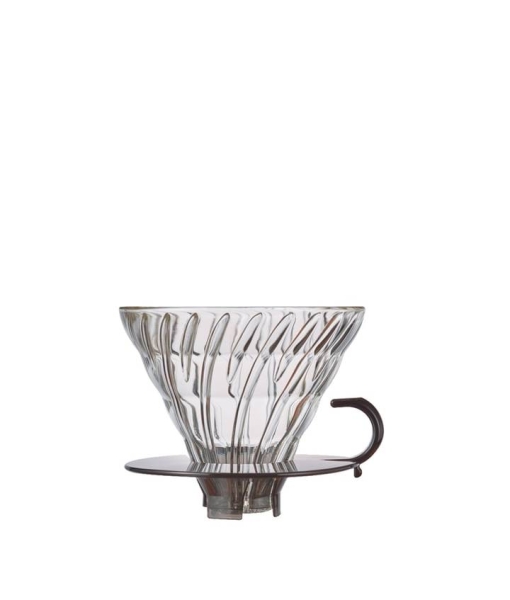 Hario V60 dripper - glas zwart - maat 02