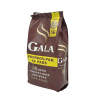 Schuine voorkant van een zak koffie met 56 pads van het merk Gala Dark Roast