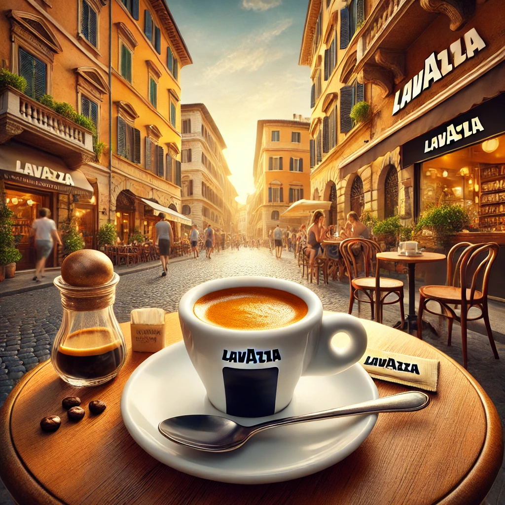 Lavazza v obchodní ulici