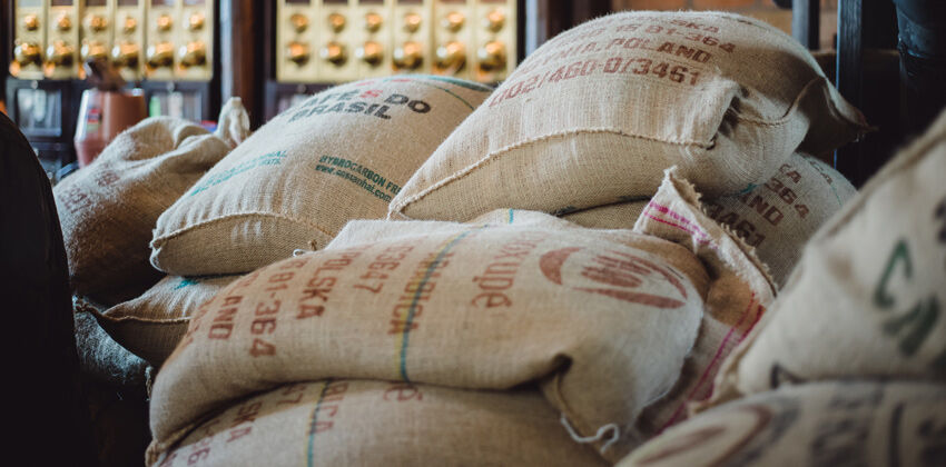Skladování kávových zrn