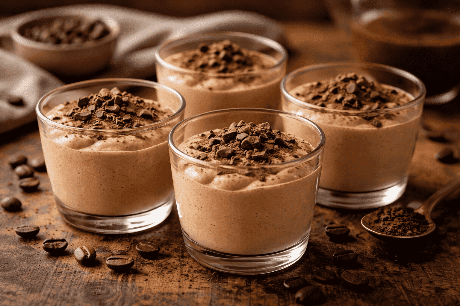 Kávová pěna: krémový dezertní recept