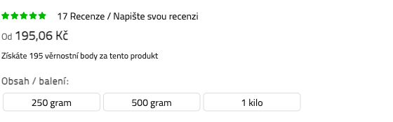 Pod cenou každého produktu je uvedeno, kolik věrnostních bodů přin&aacute;ší